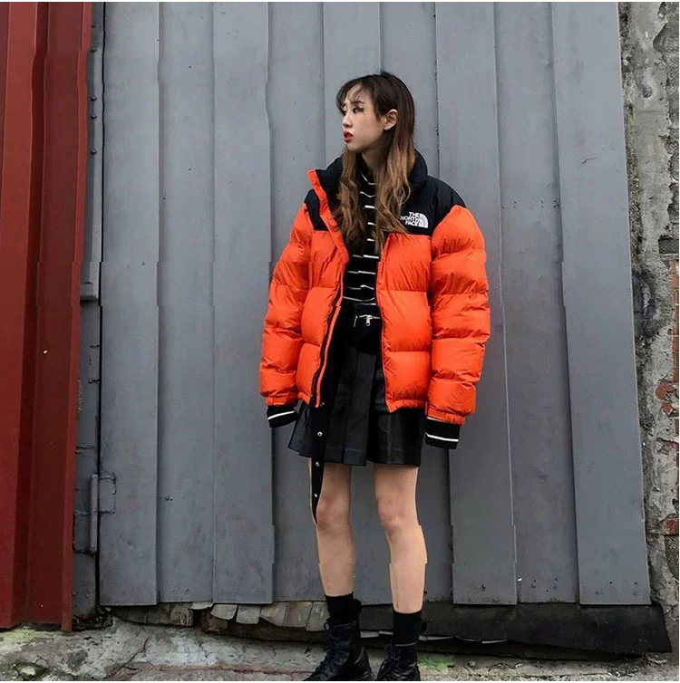 Áo khoác nam North Face1996NUPTSE Áo khoác nam và nữ TNF Classic Black Orange Grey NJ1DJ58 - Thể thao xuống áo khoác