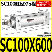 Стандартный цилиндр SC100*600