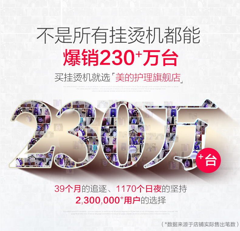 美的 YGJ15B3 挂烫机 1500W 1.5L 图2