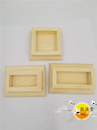 Даосская продукция Печать земли для восточной основы основания из твердого древесина метод метод печать