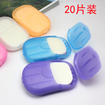 Travel disposable soap tablets Portable soap tablets Creative hand washing tablets Gift box childrens paper soap soap paper