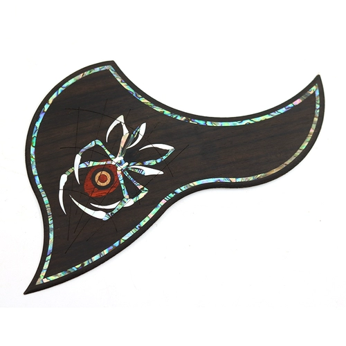 Аксессуары для гитары, накладка из шпона, 41 дюйм, 40, народная декоративная накладка из палисандра, инкрустированная настоящей белой ракушкой в ​​стиле паука