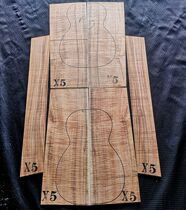 26-inch Yukri import Xiangmu by side veneer wool Wool Guitar Making material accessories Shandong Hongyin