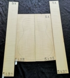 Классический размер 5А Уровень 5A Германия срезан тигр схема клена задняя пластина горная доска сплошная древесина старшая гитара