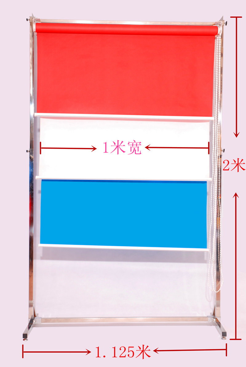 Stainless steel 1 m mobile three-axis background frame photo gallery photo gallery photo background frame cloth inch photo snap passport