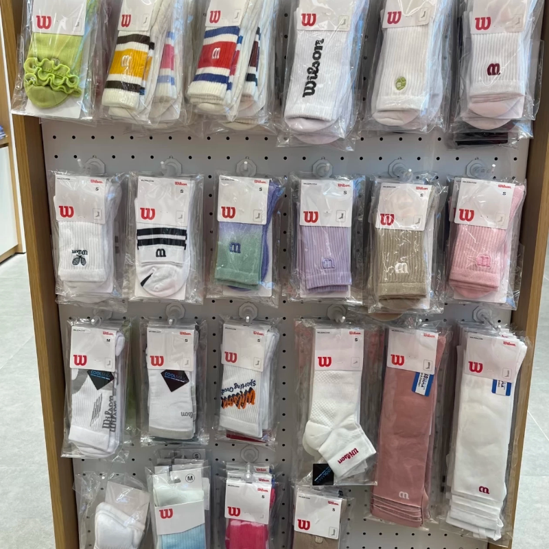 (in Stock, Shipped Within 24 Hours) Wilson Tennis Socks for Men and Women, Sports Socks, Mid-Calf Socks