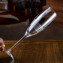 Imported Czech champagne glass Nordic crystal glass champagne glass bubbling wine glass tall Bubble Cup