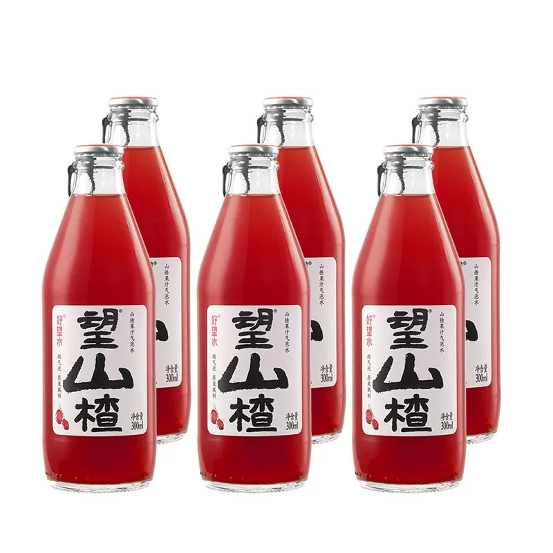 好望水望山楂汁气泡水饮料水果汁整箱旗舰店忘饮品解腻健康0香精
