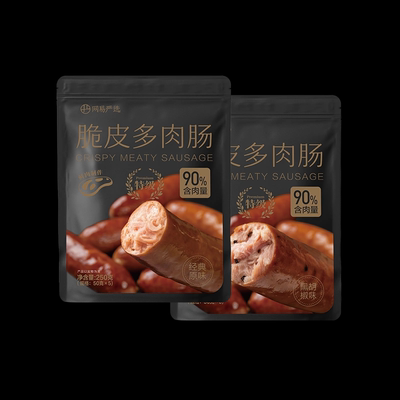 网易严选脆皮猪肉肠原味黑胡椒味