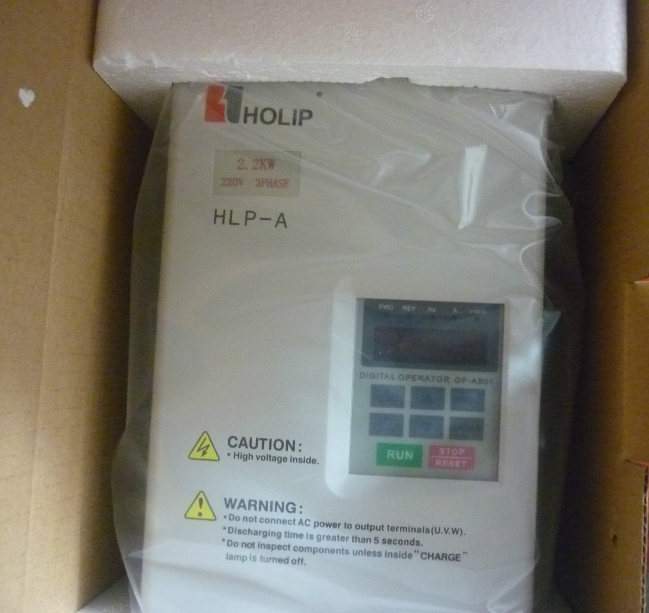 (HLP-A) HOLIP Helippe frequency converter HLPA02D223B HLPA02D223E 2 2KW 220V