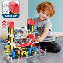 Parking Childrens toys Super Large multi-storey garage Puzzle Car Toys Rail Car Gliding Toys for boys Gifts