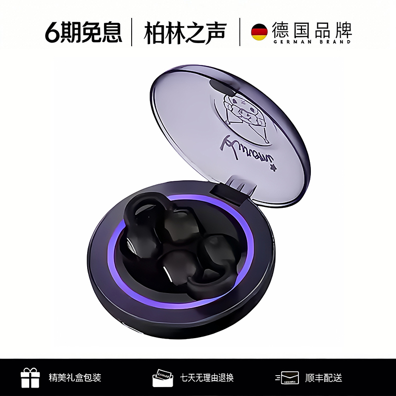 Voice of Berlin Sanrio Hello Kitty Bluetooth Wireless Earphones Clip-On High-Quality Sr02 Gift for Girls