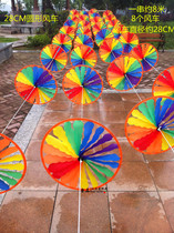 Windmill Kindergarten Building Trays Trim Outdoor Strings of Revolving Strings Flags Campus Color Hanging hanging Pendant Windmill Toys
