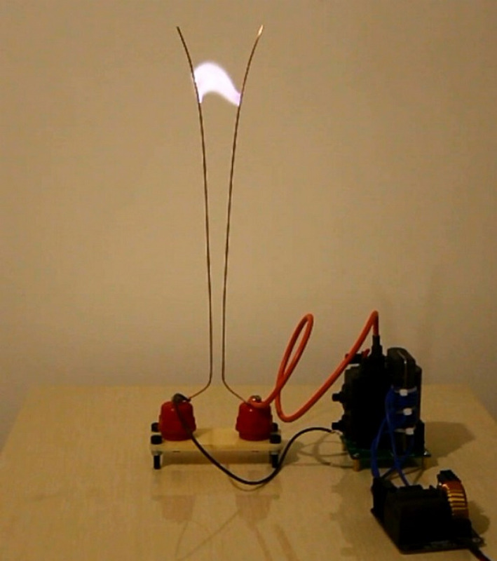 Jacob Ladder High Voltage Ignition Arc Cool DIY High Voltage Power Supply Student Experiment Kit Finished Product