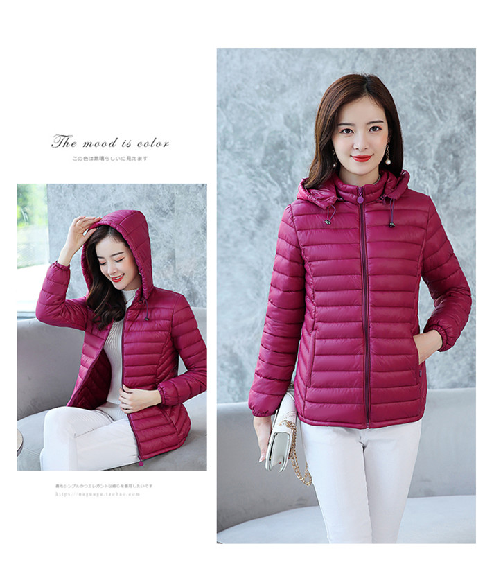 Quần áo cotton chống mùa giải lao phần nữ phiên bản Hàn Quốc của quần lọt khe mỏng mỏng kích thước lớn nữ áo khoác cotton mùa xuân và áo khoác mùa thu áo lông vũ nữ