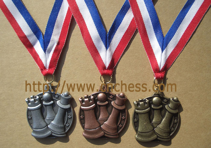 Chess Medal Gold Medal Silver Medal Reward for the Progress of Rewarding Kids and Students