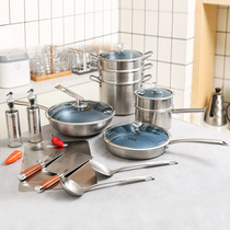 Daimler Diamond Titanium Pot Combination Frying Pot Saucepan Omelette Pan Steamer Set