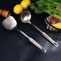 Germany Daimler Stainless Steel Padded Elongated Hot Resistant High Temperature Two Piece Stir Frying Spatula Spoon Set 2pcs