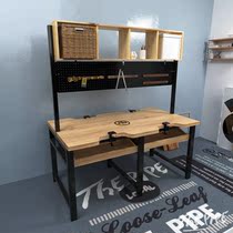 Handmade table table Workbench Handmade Workbench metalworking table metalworking table goldwork table metalworking kung fu table