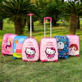 Детский чемодан для девочек, универсальный мультяшный ранец, 1618 дюймов