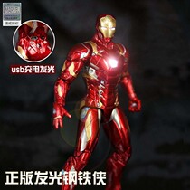  Zhongdong toys Iron Man Avengers 4 Spider-man Black Panther Thor movable doll model hand-made