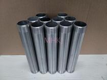 Stainless steel 304 lengthened 150MM double head wire external wire pipe round pipe DN20