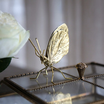 Hi love India imported gold metal alloy retro butterfly furniture decoration ornaments