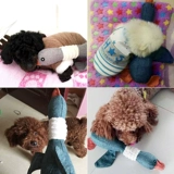 Говоря с большими гусенными игрушками, кричащими куриные домашние животные плюшевые золотые волосы щенки продукты для собак измельчающих зубов игрушек