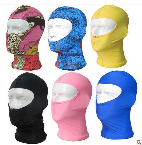 Anti-UV swimming headgear waterproof female headgear sunscreen mask swimming cap swimming headgear face Gini