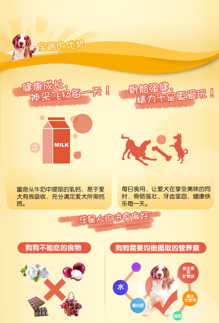 Baolu chó ăn nhẹ thú cưng ăn vặt chó răng hàm canxi sức khỏe taidijinmao chó trưởng thành ngon 75g - Đồ ăn vặt cho chó hạt cho chó con