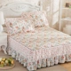 khăn trải giường bông duy nhất mảnh bông giường trải giường giường bìa váy Simmons tấm trượt trải giường bảo vệ 1.5m1.8m - Váy Petti