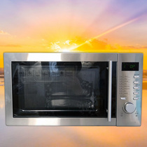 German outer and inner stainless steel 25 liters 900W household desktop commercial turntable side door microwave oven convenience Hotel