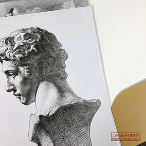 俞建国高清素描临摹单片组合 石膏像1 素描临本系列 俞建国 素描石膏挂像技法书 素描入门教程 上海人民美术出版社