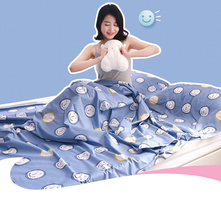 Cotton khách sạn du lịch túi ngủ khách sạn trên bẩn ngoài trời cotton siêu nhẹ xách tay khách sạn đôi vệ sinh lót