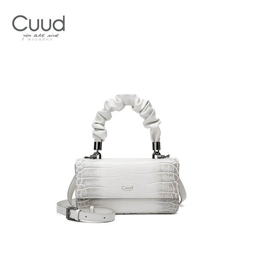 Сумка через плечо, изысканный стиль, градиент, крокодиловый принт