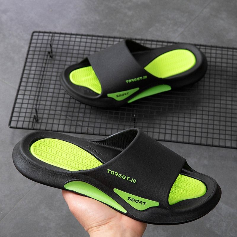 Japan stepping shit slippers in summer wear thick solid trend foot home fashion anti-slippers