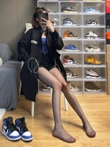 Japanese black stockings sexy black stockings with jersey pure fishing net skin-skin anti-hook ultra-thin stockings