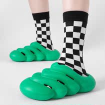Japan Trampled on Slippers Outer Wear Lovers Fashion Soft Bottom Heightening Non-slip Thick Bottom EVA Sports Men Cool Tug