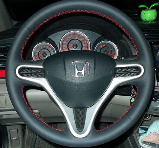 Honda Civic Jade 2세대 Fit 구형 모델 Fengfan XRV Binzhi 특수 손바느질 핸들 커버 풀 커버리지