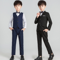Boy Suits Suit Walking Show Piano Playing Casual Florist Children Gown Inn Wind Small Host Positive Dress