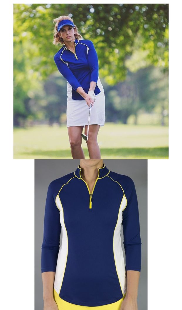 Quần áo golf nữ mùa thu và mùa đông áo thun dài tay màu áo polo nhanh khô thấm mồ hôi mỏng kích thước lớn giày đánh golf