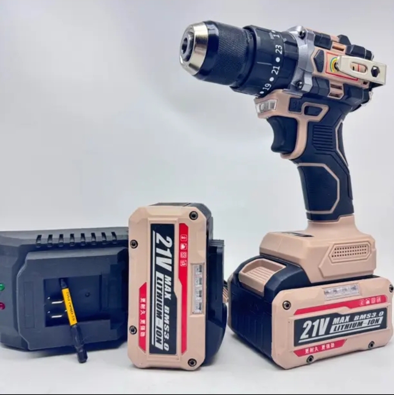 Qimu New Model Impact 4-Function Large Power Tool with 10-Section Power Display, 18650 Power Battery Bl75W1850P