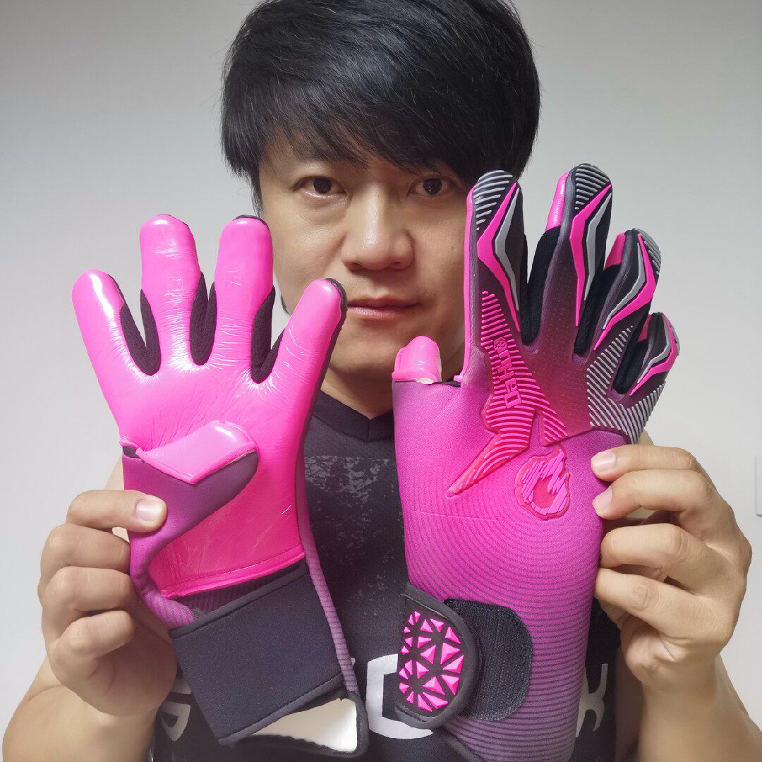 Goalkeeper Mr. Xu 21 new fire set dishwashing set 4 mm non-slip wear-resistant latex without finger guard super sticky