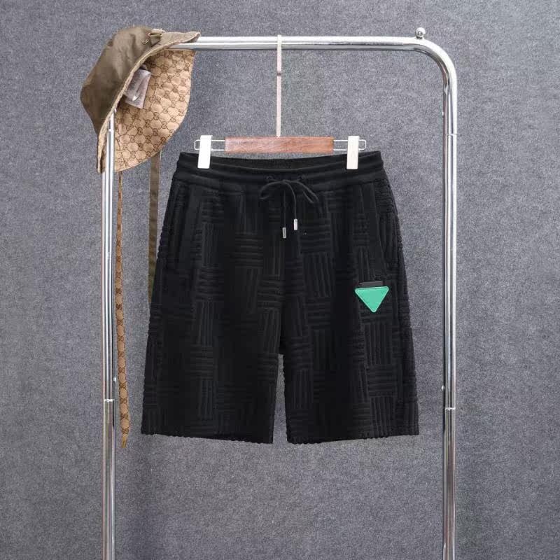 Summer New Triangle Mark Seal Towel Fabric Design Comfort Loose men and women The same sport Leisure shorts