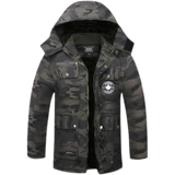 Зимний утепленный хлопковый камуфляжный пуховик для работы, куртка, штаны, защита от ожогов