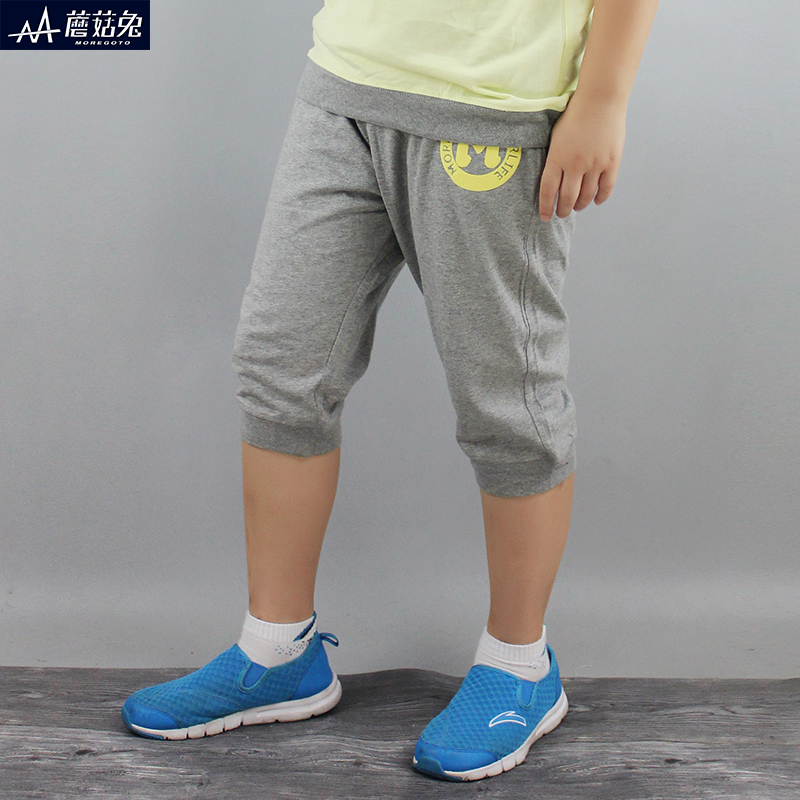 Big boy mùa hè Bảy quần cotton mỏng trong chiếc váy mùa hè cậu bé lớn sóng tăng lỏng lẻo cộng với chất béo cậu bé béo kích thước quần giữa.