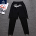 Runner đàn ông chạy sweatpants mùa hè lớn cậu bé béo cậu bé thể thao đàn hồi quần bó chạy người đàn ông quần giả hai mảnh 