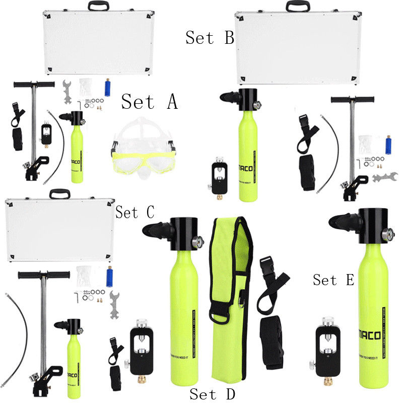 SMACO small diving oxygen cylinder Oxygen Tank Underwater suction device beginners Swimming Suction Equipment