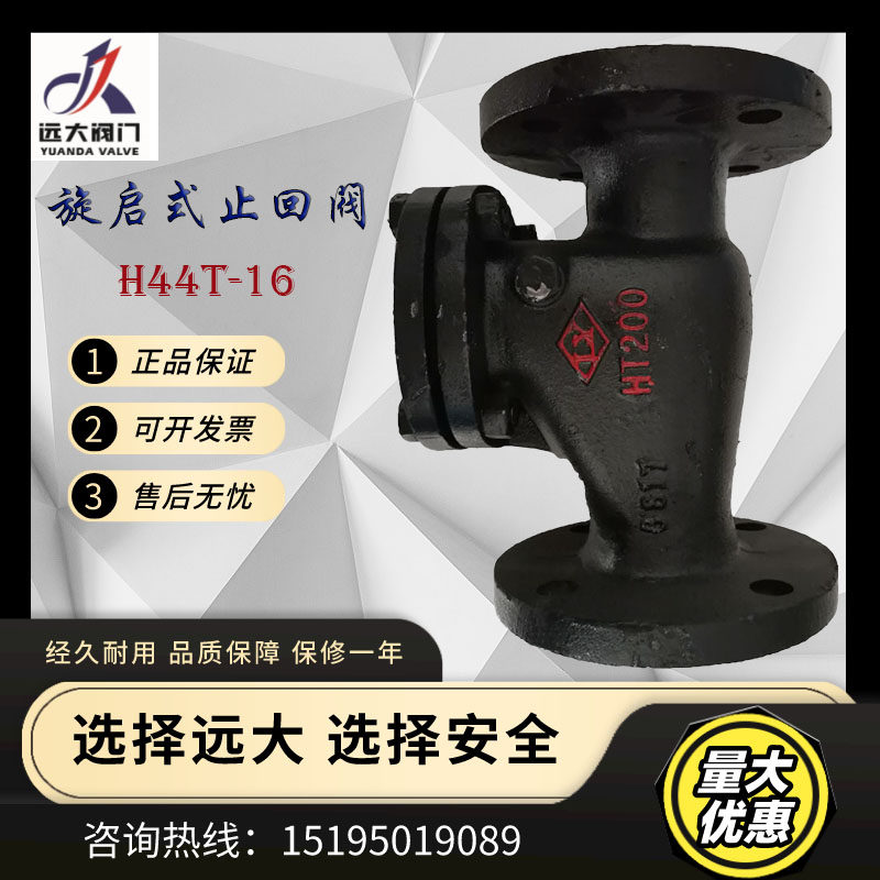 Yuanda valve vertical check valve H44T W-10 Liaoyuan brand swing check valve DN50 80 100