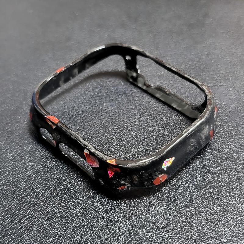 Suitable for iWatch Apple 45mm Watch Protective Case 46mm Ultra-Thin Carbon Fiber 49mm Watch Case